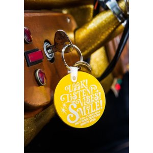 Photo: HCS2026 LOOK! LISTEN! VIBES! SMILE! Key Ring