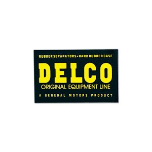 Photo: HOT ROD Sticker DELCO ORIGINAL EQUIP. Sticker