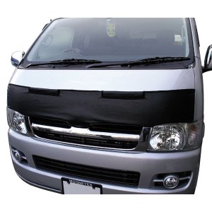 Photo: MOONEYES Hood Guard Bra for 200 Series HIACE