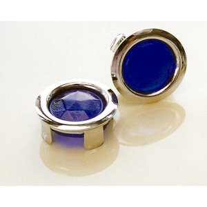 Photo: Glass Blue Dot