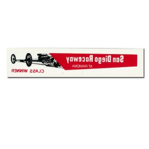 Photo: HOT ROD Sticker San Diego Raceway Sticker