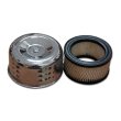 Photo2: Chrome Air Cleaner Cover & Filter (2)