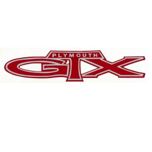 Photo: HOT ROD Sticker PLYMOUTH GTX Decal