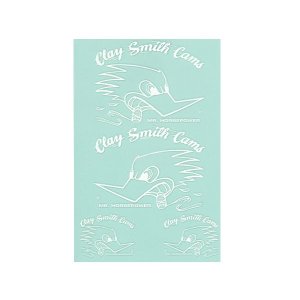 Photo: Clay Smith Clear Base Sticker Set   (White)