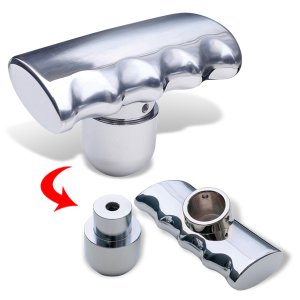 Photo: Chrome T Shift knob