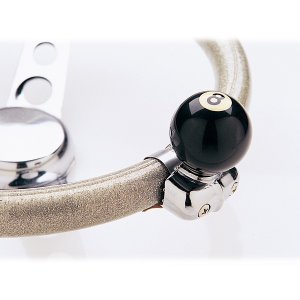 Photo: Steering Wheel Spinner Knobs 8Ball