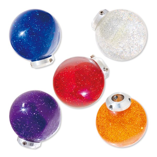 Photo1: Metal Flake Ball Shift Knob (1)