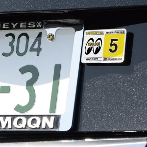 Photo: MOONEYES Registration Stickers
