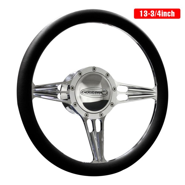 Photo1: Budnik Steering Wheel Stilleto 13-3/4inch (1)
