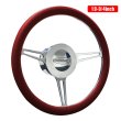 Photo1: Budnik Steering Wheel Sport 13-3/4inch (1)