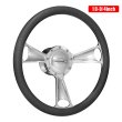 Photo1: Budnik Steering Wheel Revolver 13-3/4inch (1)
