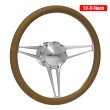 Photo1: Budnik Steering Wheel Beveled Sport 13-3/4inch (1)