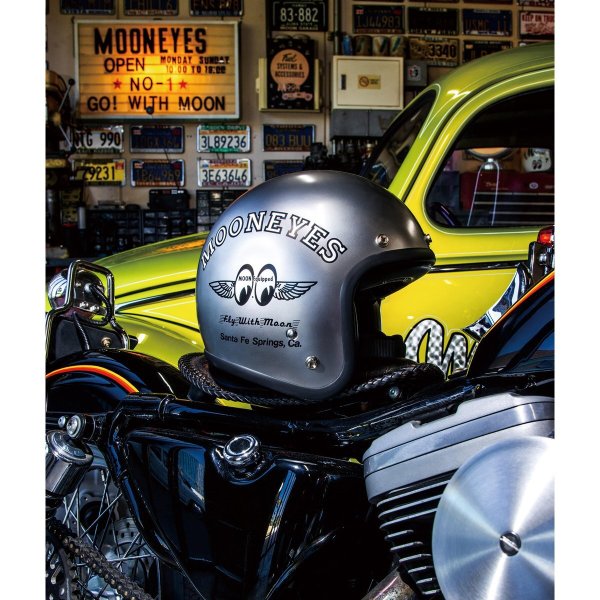Photo1: Fly with MOON Jet Helmet (1)