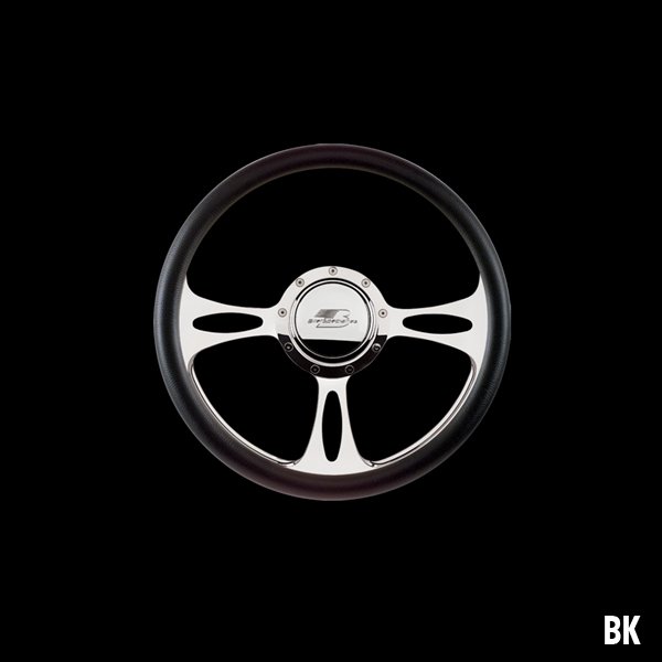 Photo1: Billet Specialties Steering Wheels Fast Lane 35cm (1)