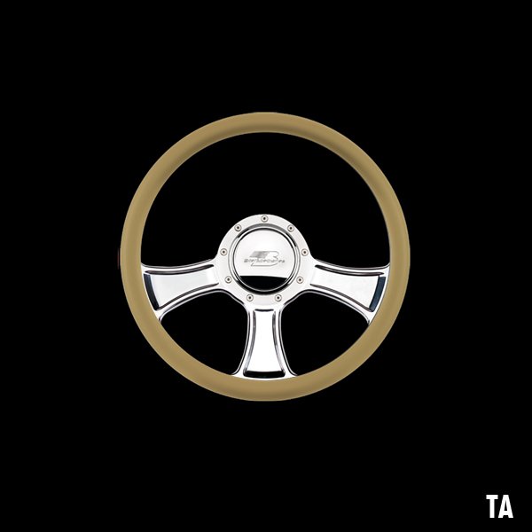 Photo2: Billet Specialties Steering Wheels Chicayne 35cm (2)