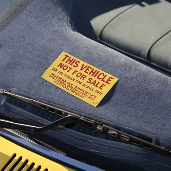 Photo1: Not For Sale Sticker (1)