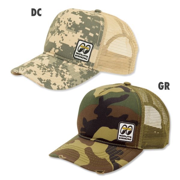 Photo2: MOON Camouflage Mesh Cap (2)