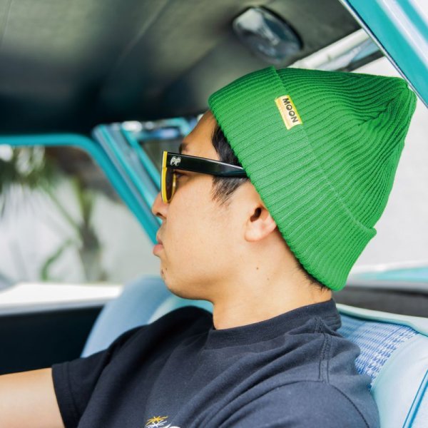 Photo4: MOON Cotton / Acrylic Beanie Cap (4)