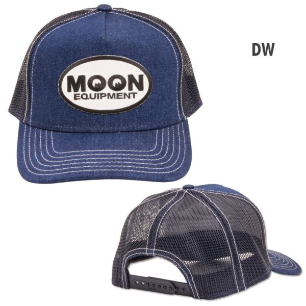 Photo3: MOON Denim Mesh Cap (3)