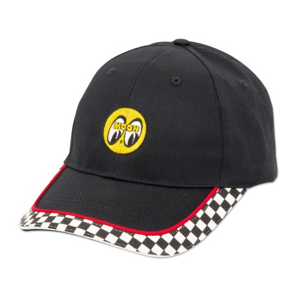 Photo2: MOON Checker Flag Twill Baseball Hat (2)