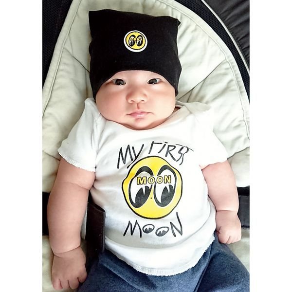 Photo2: MOON Baby Cotton Cap (2)