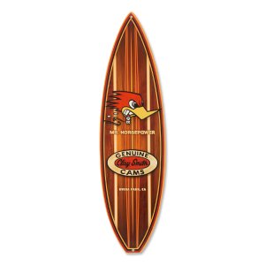 Photo: Clay Smith Woodie Surfboard Metal Sign