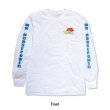 Photo3: Clay Smith  Long Sleeve T-Shirt White (3)