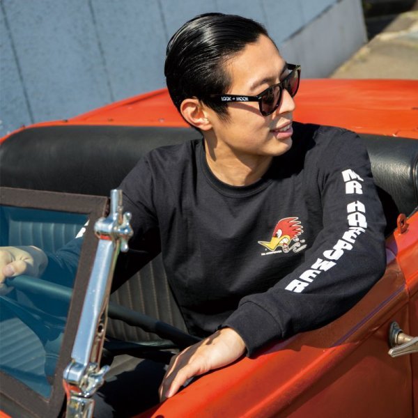 Photo1: Clay Smith  Long Sleeve T-Shirt Black (1)