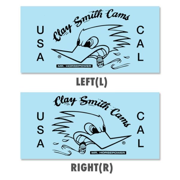 Photo1: Clay Smith Black Sticker (1)