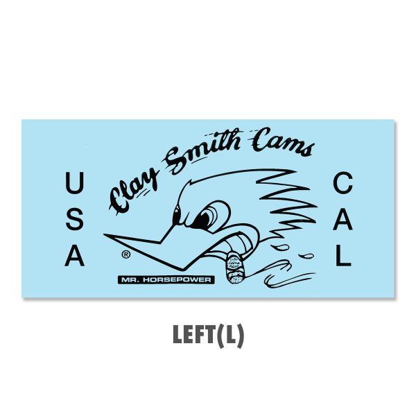 Photo3: Clay Smith Black Sticker (3)