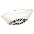 Photo4: MOON Equipped Circle Checker Cushion Cover (4)