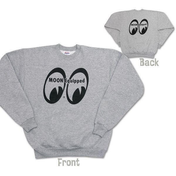 Photo3: MOON Equipped Sweatshirts Gray (3)