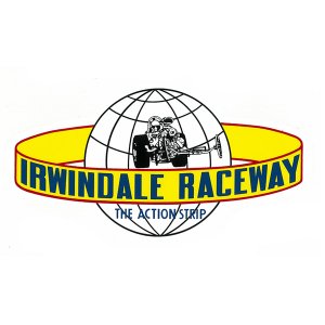 Photo: HOT ROD Sticker IRWINDALE RACEWAY Sticker