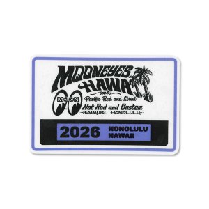Photo: MOONEYES HAWAII 2026 Parking Permit Window Sticker