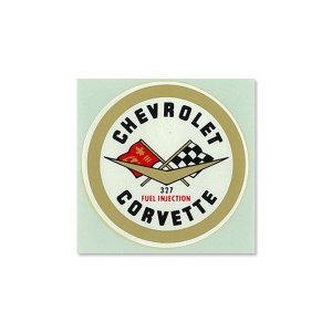 Photo: CORVETTE 327 Fuel Injection Waterslide Decal