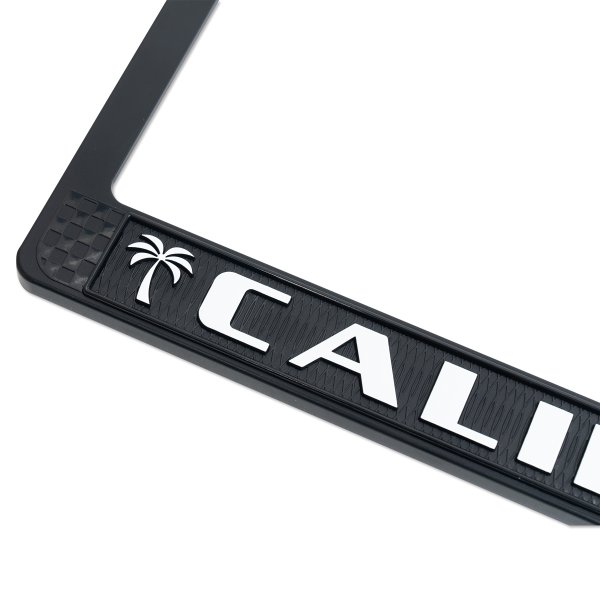 Photo3: CALIFORNIA License Plate Frame BK/WH JPN Size (3)