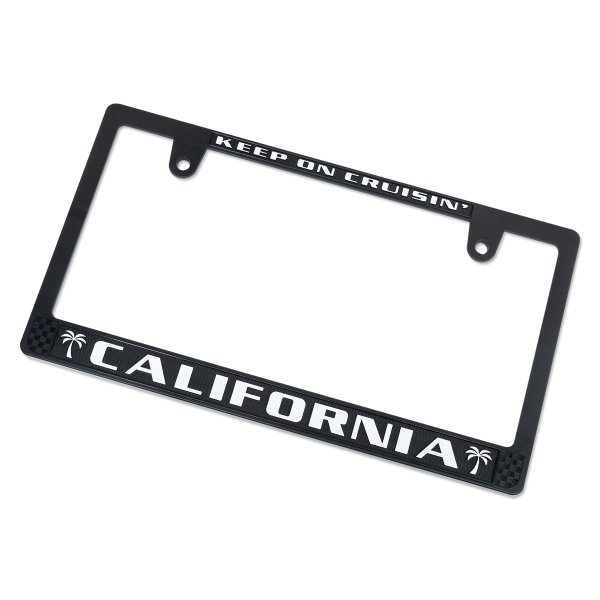 Photo4: CALIFORNIA License Plate Frame BK/WH JPN Size (4)