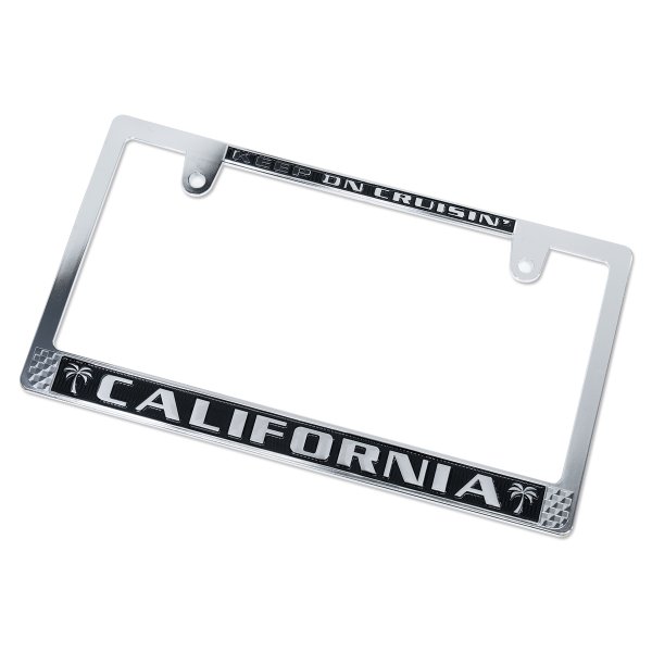 Photo4: CALIFORNIA License Plate Frame CH/BK JPN Size (4)
