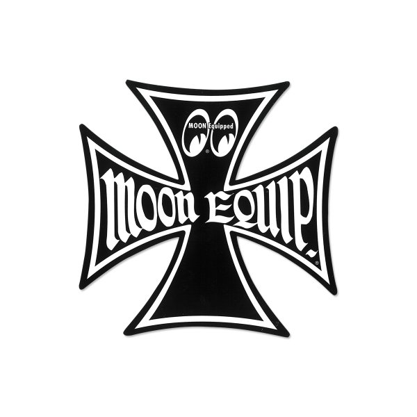 Photo1: MOON Equip. Iron Cross Sticker S size (1)