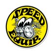Photo1: MOON Speed Equip Round Sticker (1)