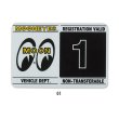 Photo3: MOONEYES Registration Stickers (3)