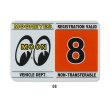 Photo10: MOONEYES Registration Stickers (10)