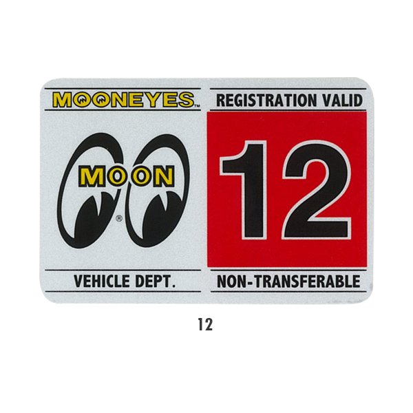 Photo14: MOONEYES Registration Stickers (14)