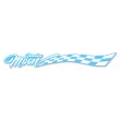 Photo2: Genuine MOON Checker Sticker (2)