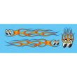 Photo3: Flamin' MOON Sticker (3)