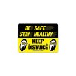 Photo2: MOON Message Sticker Keep Distance (2)