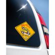 Photo1: MOON Baby on Board Decal (1)