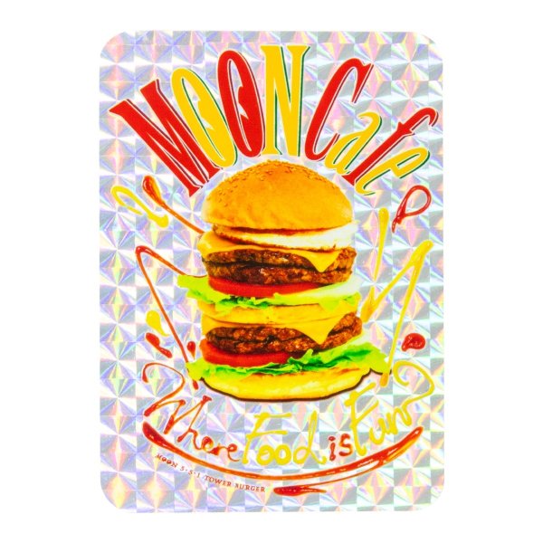 Photo2: MOON Tower Burger Sticker (2)