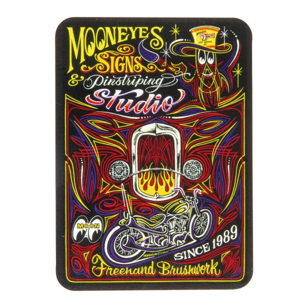 Photo2: MOON Signs & Pinstriping Studio Sticker (2)