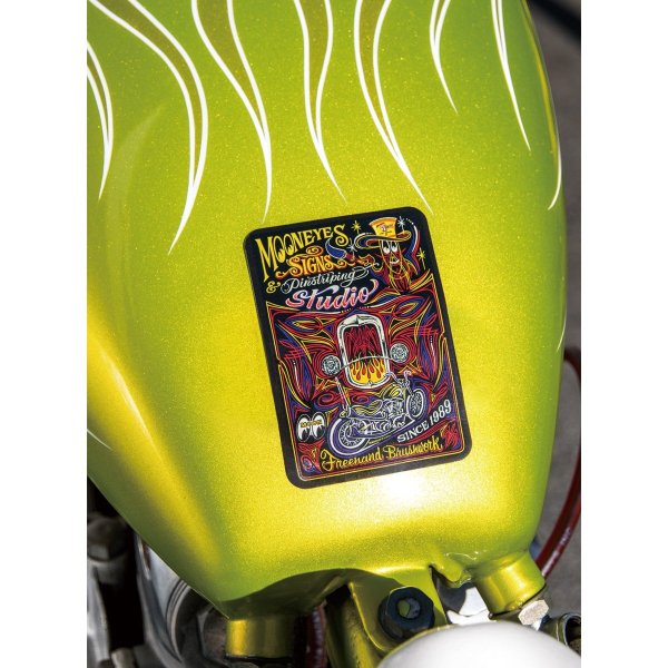 Photo1: MOON Signs & Pinstriping Studio Sticker (1)